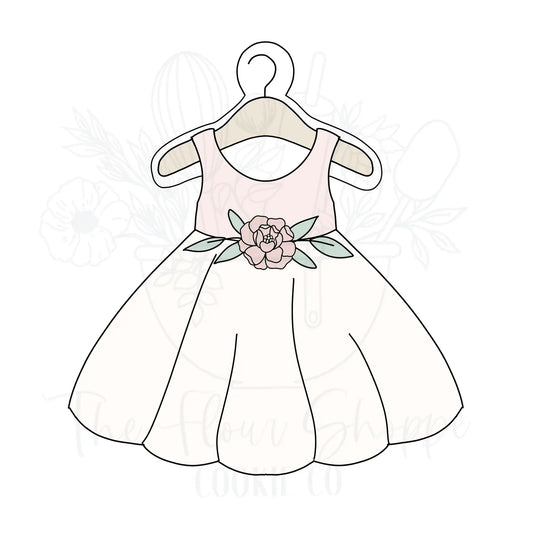 Baby Dress 3 with Hanger Cookie Cutter