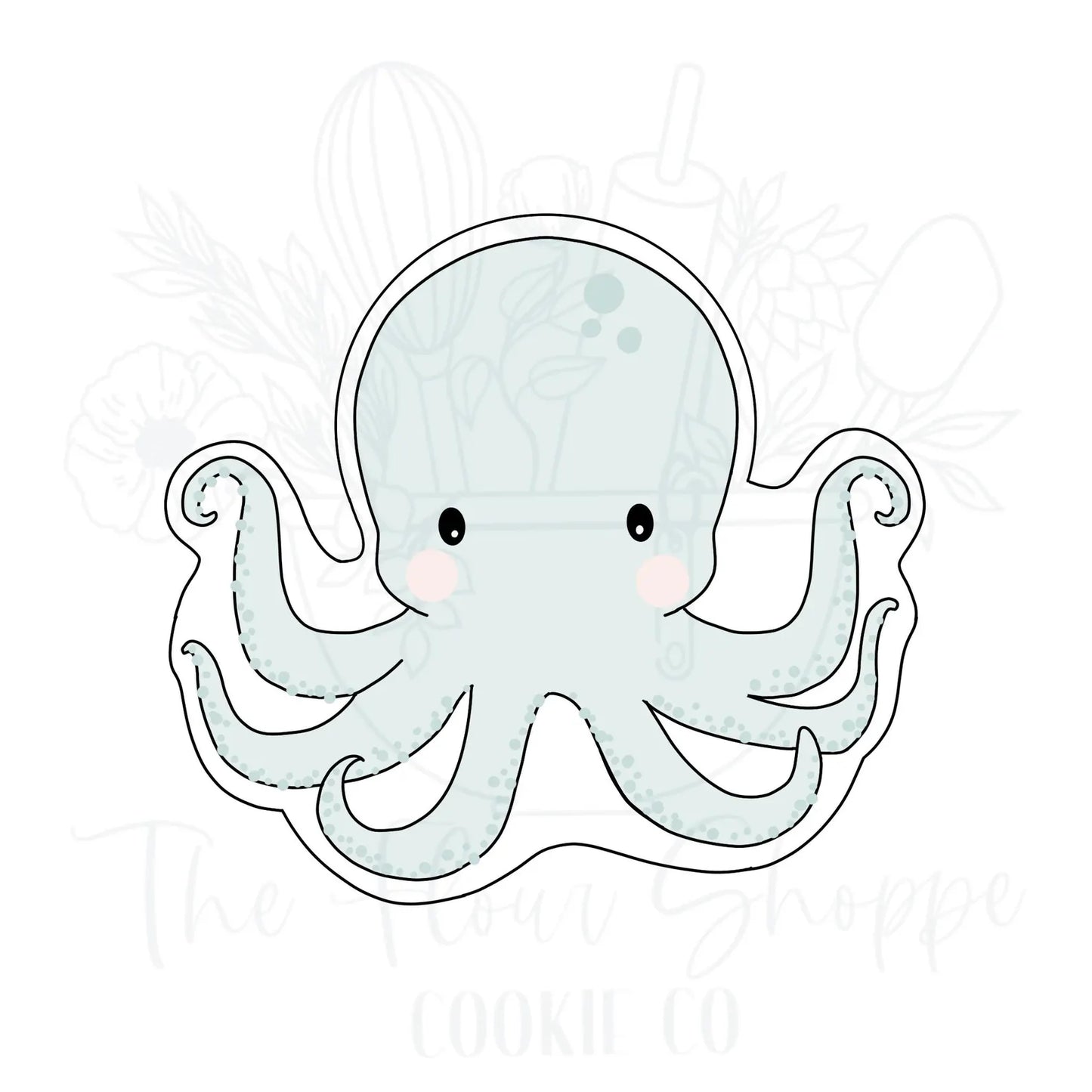 Octopus 1, Ocean, and Under the Sea Cookie Cutter