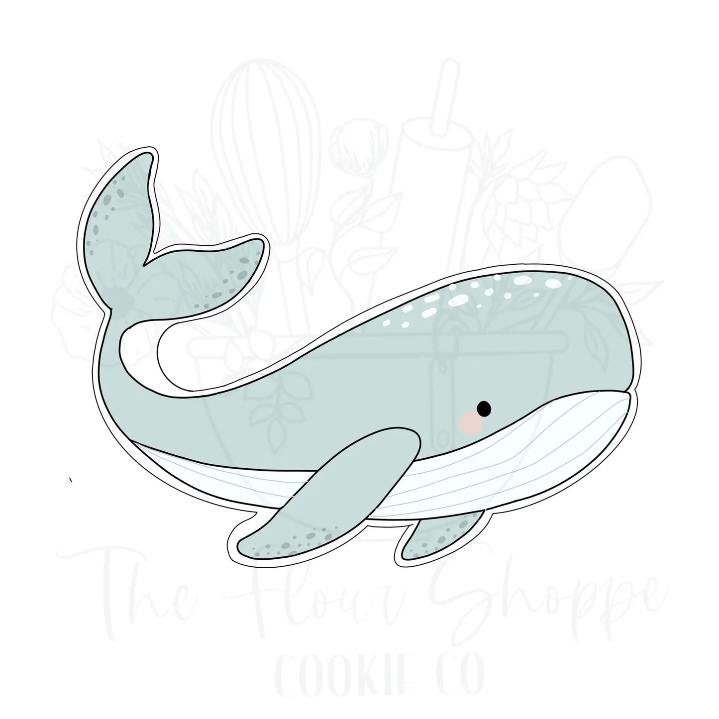Whale 5, Ocean, and Under the Sea Cookie Cutter