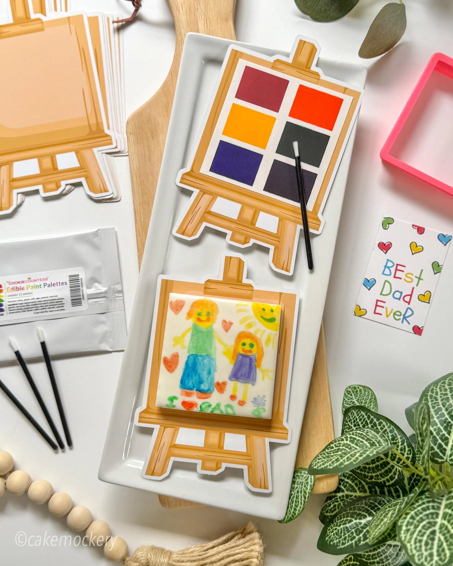 Easel Die Cut Cookie Card