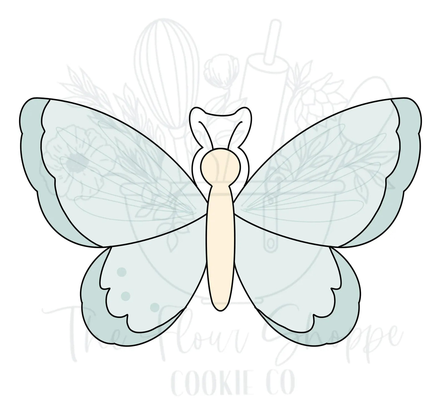 Butterfly 4 Cookie Cutter