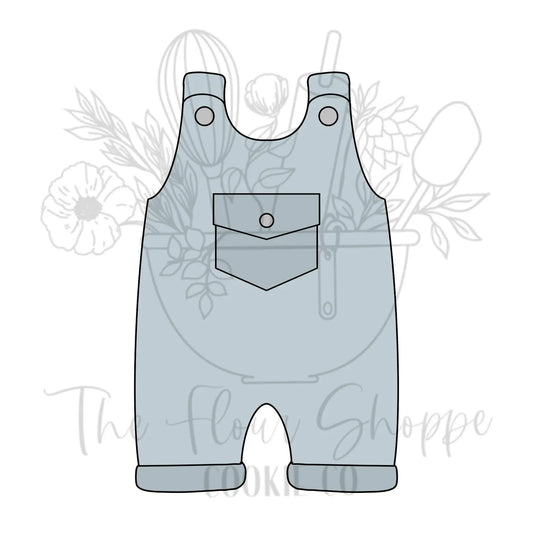 Baby Overalls 3 Cookie Cutter