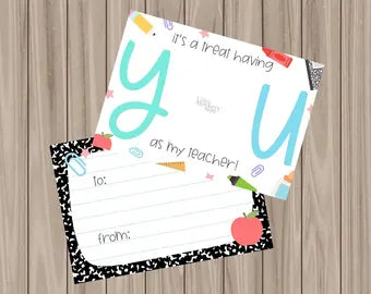 Treat for YOU Card - 3.5"x5" Printed Cookie Card