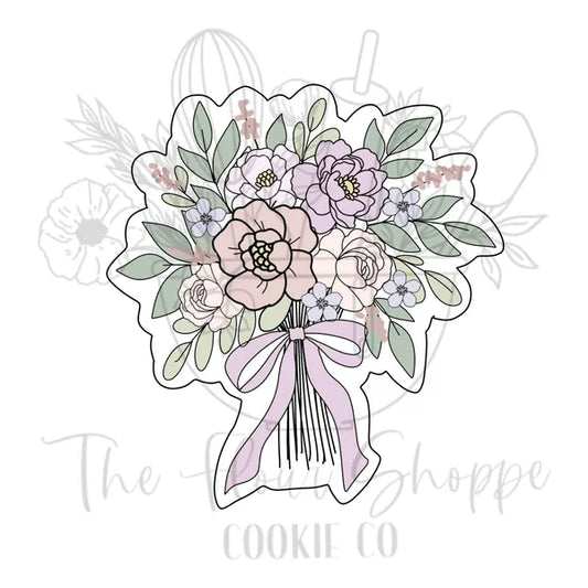 Wedding Bouquet 3 Flower Bouquet Cookie Cutter