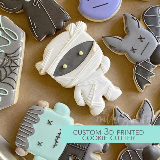 Mummy Cookie Cutter - Halloween - Cookie Cutter 4"