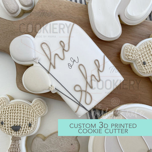 Balloon Arch Cookie Cutter - Baby Shower Cookie 4"