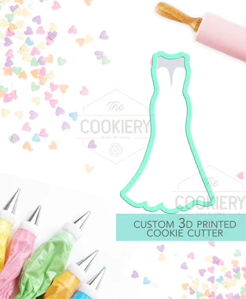 Cookie Cutter Wedding Dress 4"