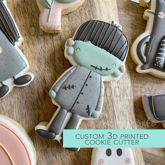 Frankenstein Cookie Cutter - Halloween - Cookie Cutter - 4.5"