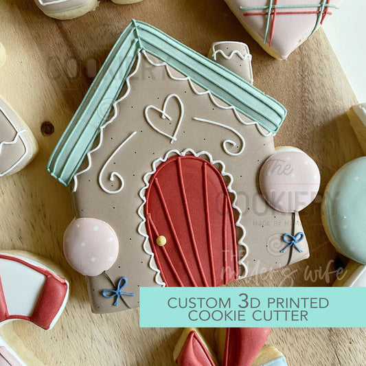 Gingerbread House Cutter 3.5"
