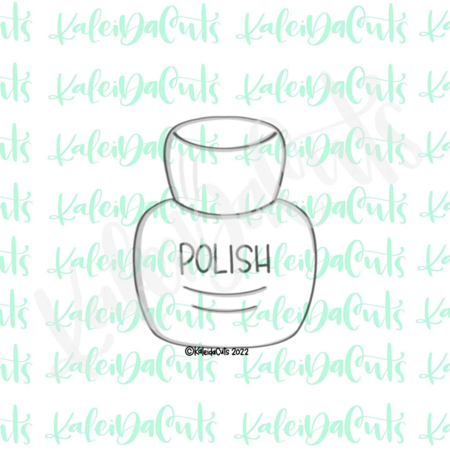 Spa Nail Polish Cookie Cutter Mini - 2"