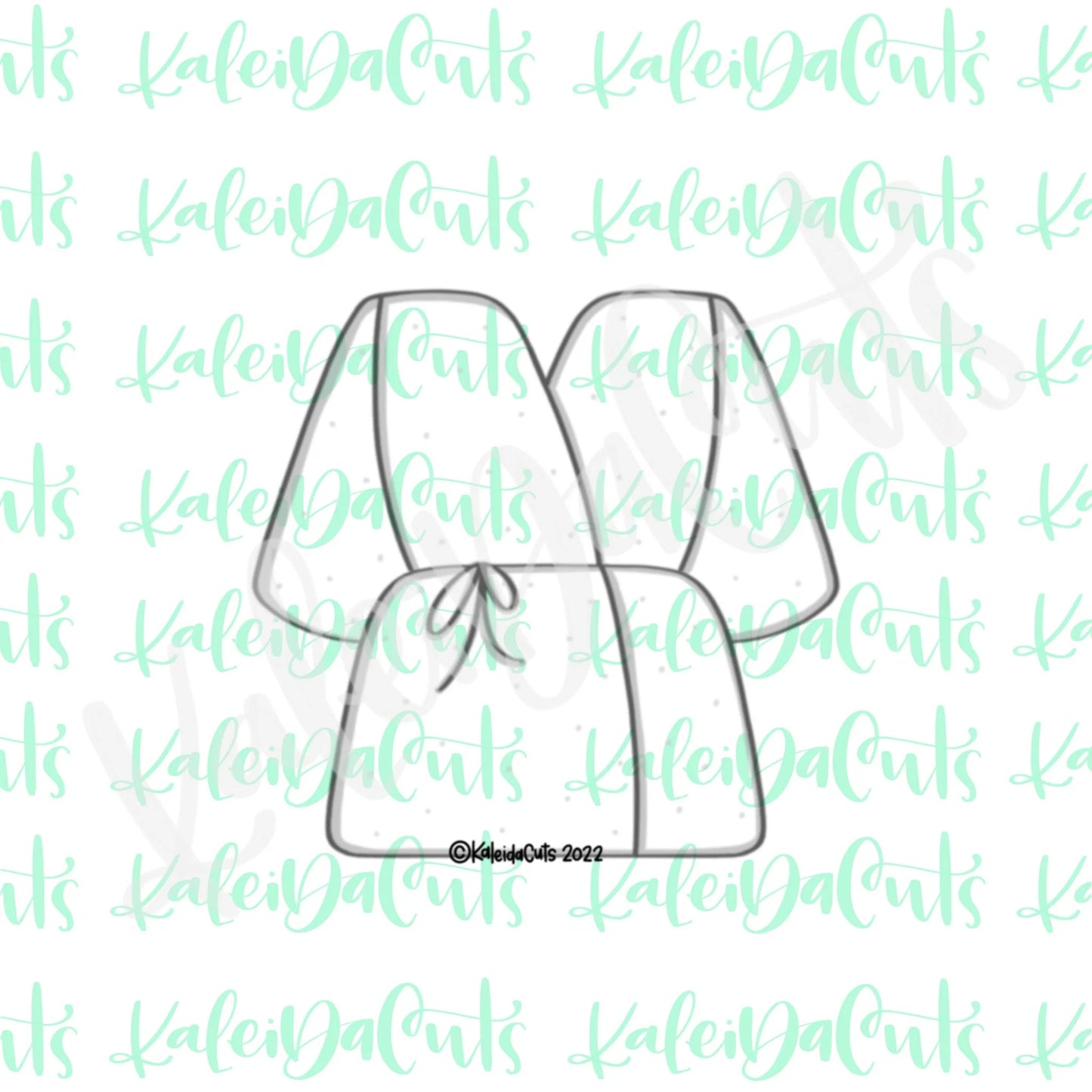 Spa Robe Cookie Cutter Mini- 2"