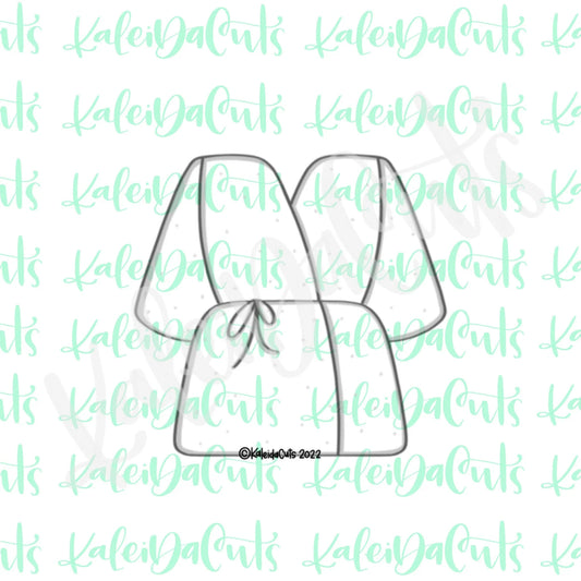 Spa Robe Cookie Cutter Mini- 2"