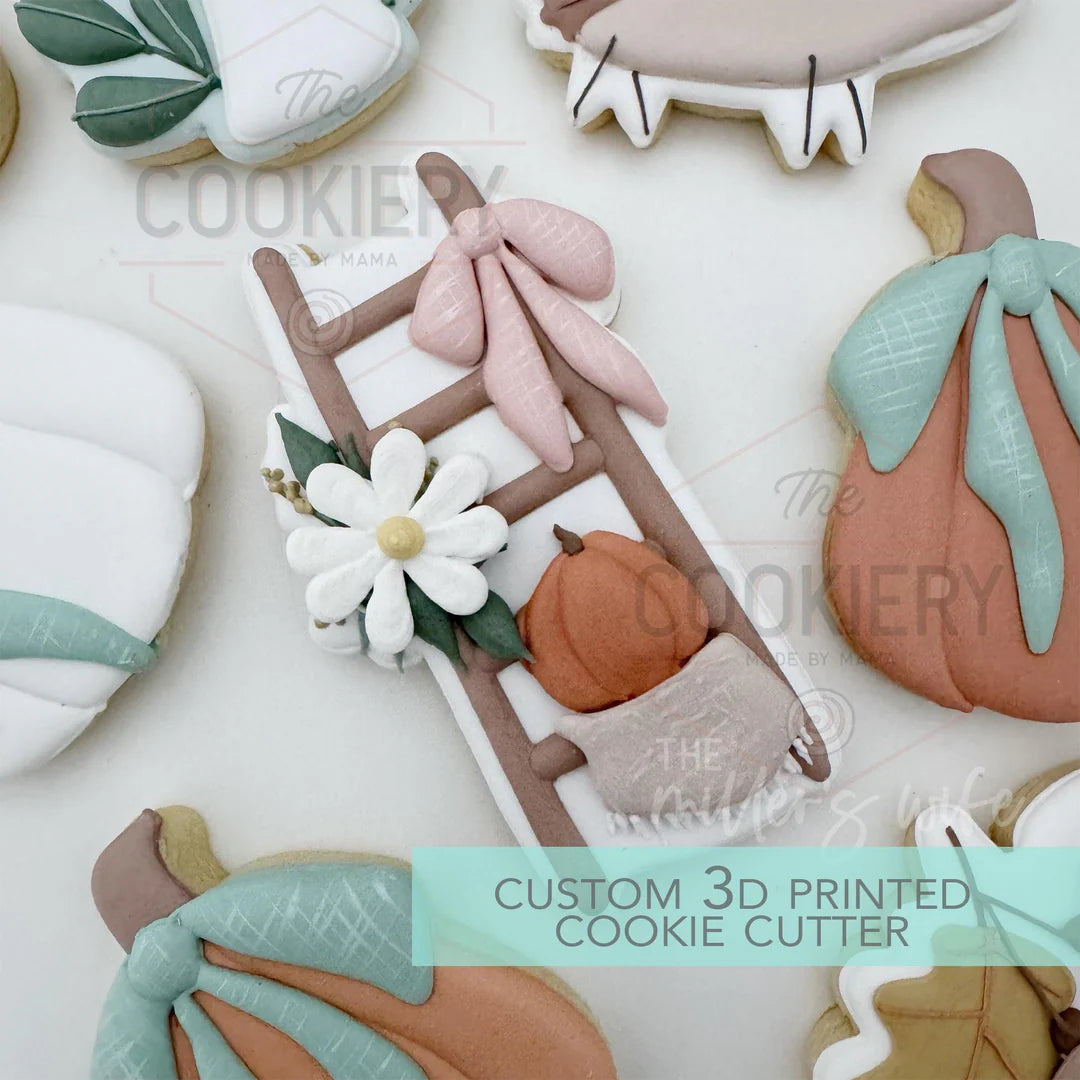 Fall Ladder Cookie Cutter 5"