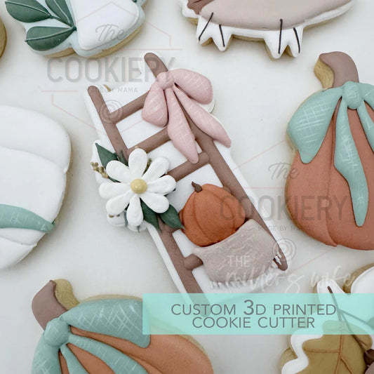 Fall Ladder Cookie Cutter 5"