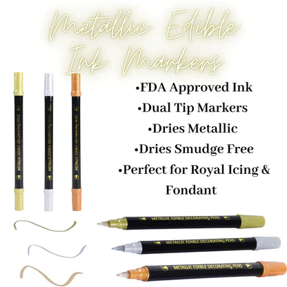 Bronze Edible Markers