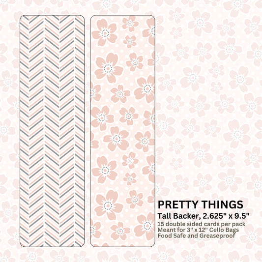 PRETTY THINGS - 2.625" x 9.5" TALL BACKERS