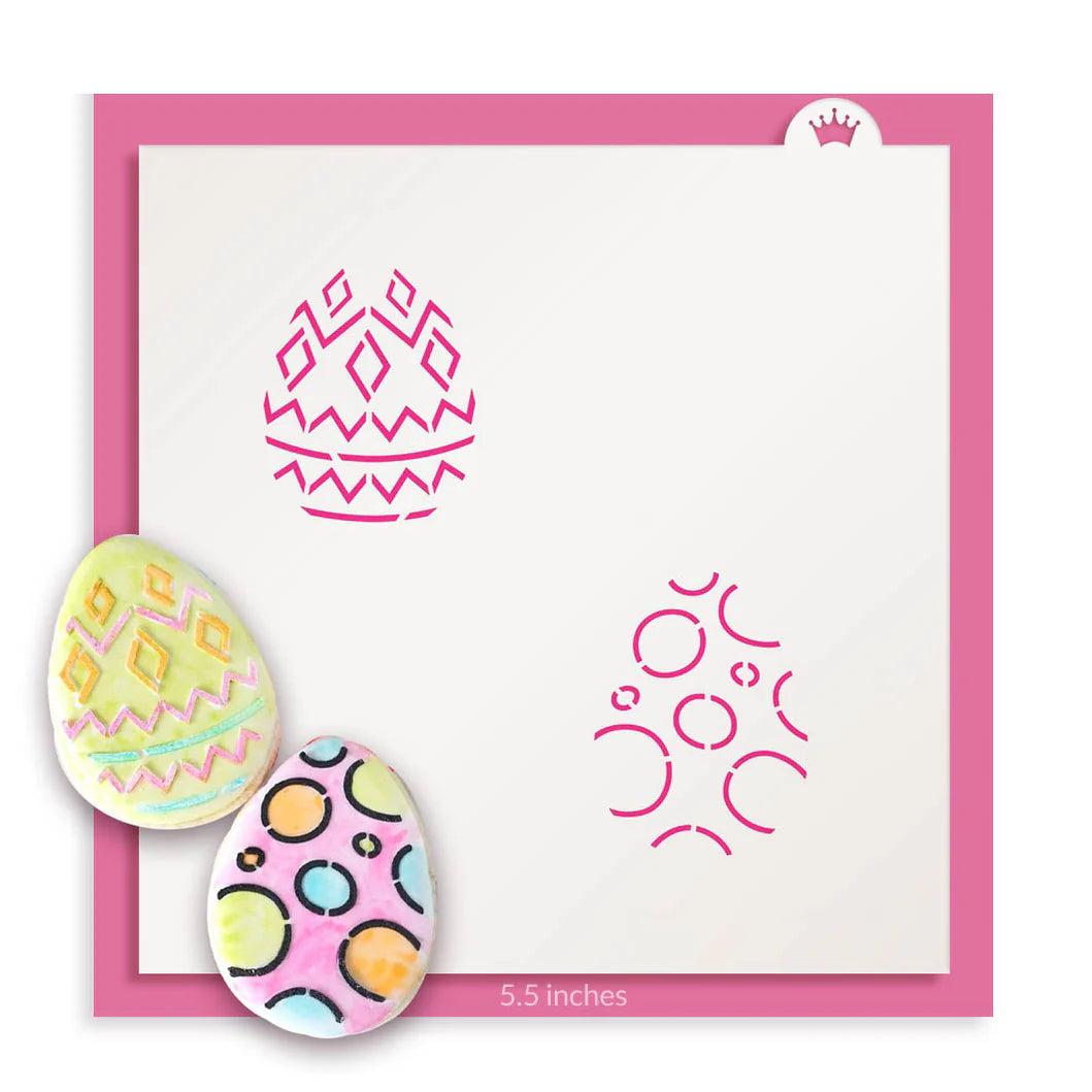 Mini Egg Dots and Diamonds PYO Stencil