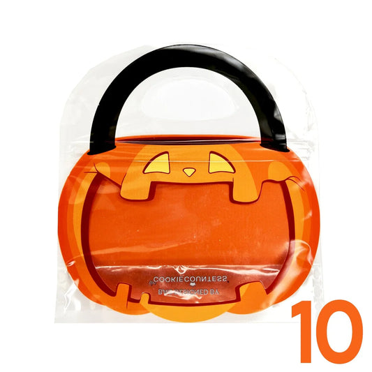 Jack-o'-lantern Cookie Bag 10 pack