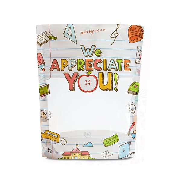 Teacher Appreciation Cookie Pouches  10 Pack