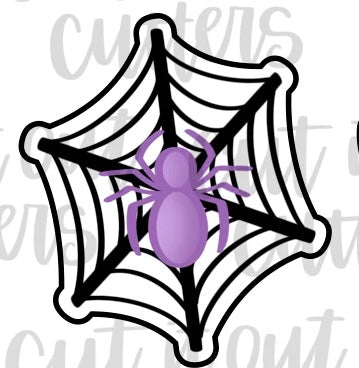 Spider Web Mini Cookie Cutter - 2"