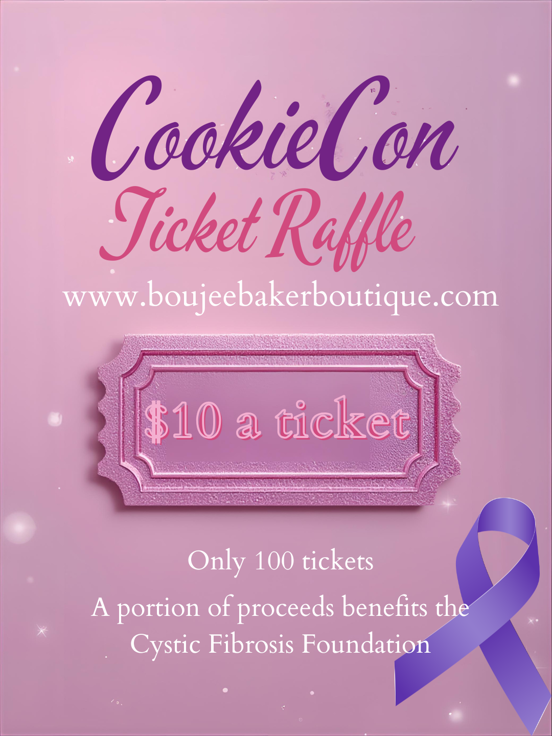 CookieCon Ticket Raffle – $500 Value